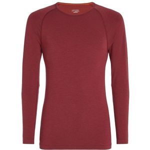 Icebreaker Merino 260 Zoneknit Seamless L/S Crewe Merino-ondergoed (Heren |rood)