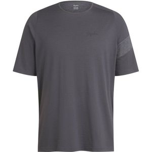 Rapha Trail Merino Short Sleeve T-Shirt Fietsshirt (Heren |blauw/grijs)