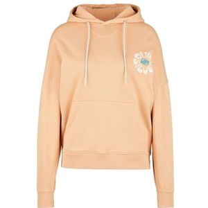Quiksilver - Oversized Hoodie - Beige - 85% Katoen, 15% Polyester