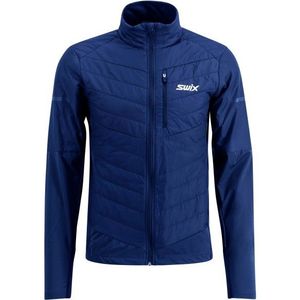 Swix Nordic Warm Hybrid Jacket Langlaufjas (Heren |blauw)
