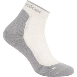 Icebreaker Womens Merino Hike+ Light Mini Wandelsokken (Dames |grijs/wit)