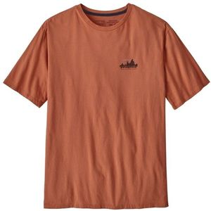 Patagonia 73 Skyline Organic T-Shirt T-shirt (Heren |rood)