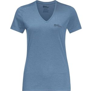 Jack Wolfskin Womens Crosstrail Tomen Sportshirt (Dames |blauw)