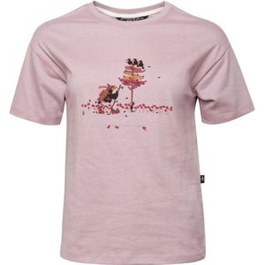 Chillaz Womens Leoben Pilgrem T-shirt (Dames |roze/purper)