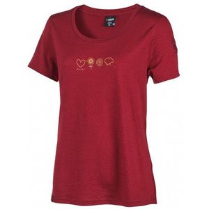 Ivanhoe of Sweden Womens UW Meja Symbols T-shirt (Dames |rood)