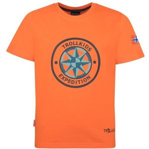 Trollkids Kids Windrose T T-shirt (Kinderen |oranje)