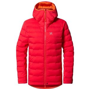Haglöfs Womens Spitz Down Hood Donsjack (Dames |rood)