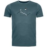 Ortovox - 150 Cool Peak Focus - T-shirt - Grijs - Merinoshirt