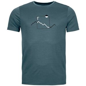 Ortovox - 150 Cool Peak Focus - T-shirt - Grijs - Merinoshirt