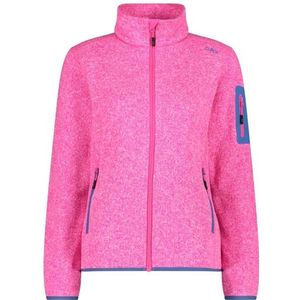 CMP Womens Jacket Jacquard Knitted Fleecevest (Dames |roze)