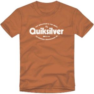 Quiksilver EV Shape All Day S/S T-shirt (Heren |bruin/oranje)