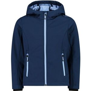 CMP Girls Jacket Fix Hood Softshell Softshelljack (Kinderen |blauw |waterdicht)