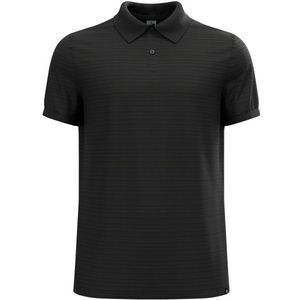Odlo Ascent Natural Polo Shirt S/S Poloshirt (Heren |zwart)