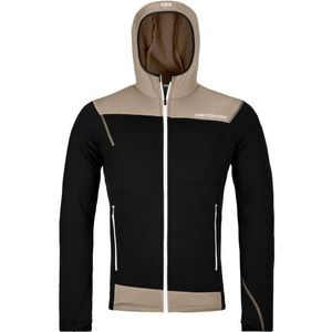 Ortovox - Fleece Light Hoody - Fleecevest - Zwart - 67% Polyester, 26% Wol, 7% Elastaan