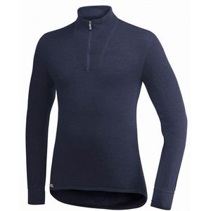 Woolpower Zip Turtleneck 200 Merino-ondergoed (blauw)