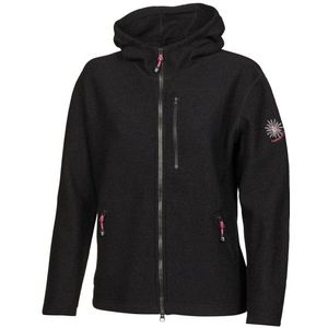 Ivanhoe of Sweden Womens Tara Hood Wollen vest (Dames |zwart)
