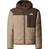 The North Face - Omkeerbare Shasta-jas - Mushroom Grey - Met Capuchon - Voor Jongens