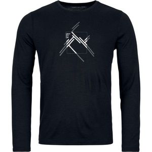 Ortovox - 185 Merino Mountain Cutout - Merinoshirt - Zwart