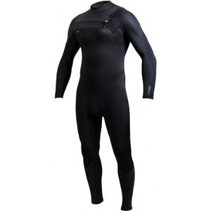 ONeill Hyperfreak 4/3+ Chest Zip Full Wetsuit (zwart)