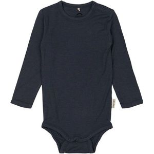 Mikk-Line Kids Wool/Bamboo L/S Body Merino-ondergoed (Kinderen |blauw)