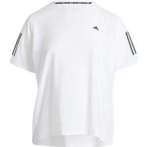 adidas Womens Own The Run Tee Hardloopshirt (Dames |wit)