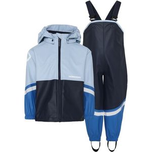 Didriksons - Kids Waterman Set 12 - Regenset - Blauw - Waterdicht
