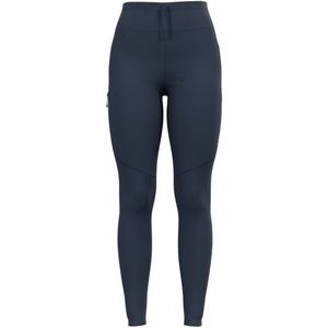 Odlo Womens Zeroweight Pro Windproof Warm Tights Langlaufbroek (Dames |blauw)