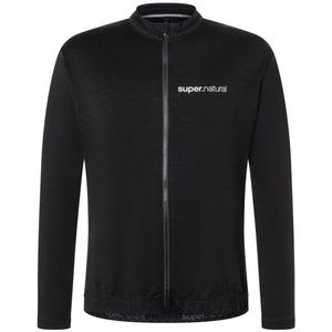 supernatural Gravier L/S Camisa Fietsshirt (Heren |zwart)