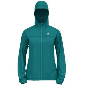 Odlo Womens Jacket Zeroweight Waterproof Regenjas (Dames |turkoois |waterdicht)