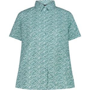 CMP Womens Shortsleeve Shirt with Pattern Blouse (Dames |turkoois)