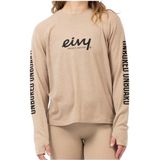 Eivy - Loose Fit MX Wool Rib Top - Merino-ondergoed - Beige