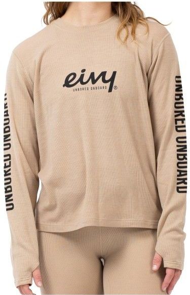 Eivy - Loose Fit MX Wool Rib Top - Merino-ondergoed - Beige