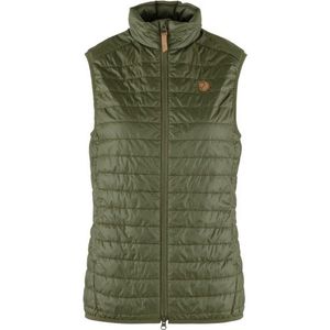 Fjällräven Womens Abisko Padded Vest Synthetische bodywarmer (Dames |olijfgroen)