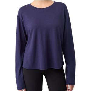 Mandala Womens Open Back Long Sleeve Longsleeve (Dames |blauw)