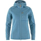 Fjällräven - Keb Fleece Hoodie - Damesvest - Dawn Blue