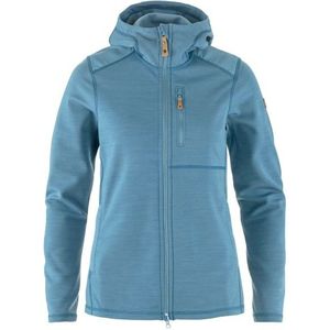 Fjällräven - Keb Fleece Hoodie - Damesvest - Dawn Blue