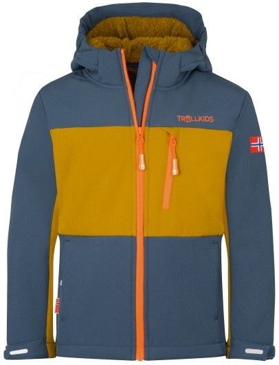 Trollkids - Bergsfjord - Softshelljack - Blauw - Kinderen