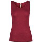 Engel Natur - Dames Hemd - Bordeauxrood - Zijde en Merino Wol