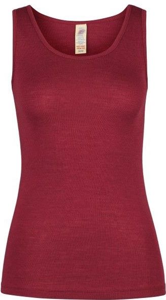 Engel Natur - Dames Hemd - Bordeauxrood - Zijde en Merino Wol