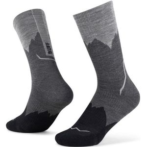 Buff Merino Lightweight Crew Sock LWC3 Merinosokken (grijs)