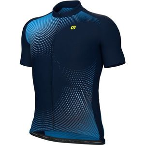 Alé Optical S/S Jersey Fietsshirt (Heren |blauw)
