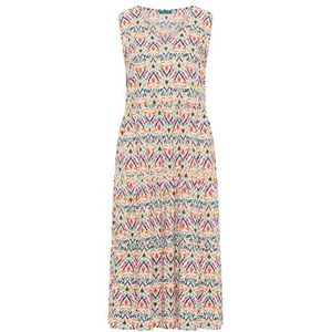 Tranquillo Womens EcoVero Kleid Jurk (Dames |beige)