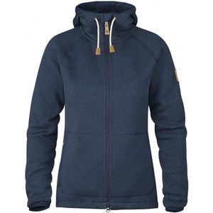 Fjällräven Womens Övik Reinforced Hoodie Fleecevest (Dames |blauw)