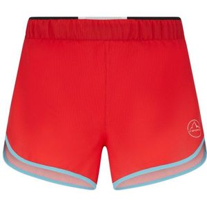 La Sportiva - Timing Short - Hardloopshort - Rood - Stretch - 75% Recycled Polyester