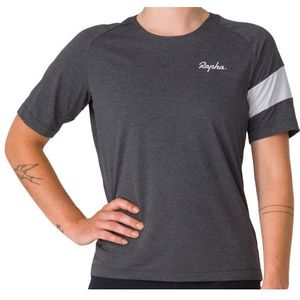 Rapha Womens Trail Technical T-Shirt Fietsshirt (Dames |grijs)