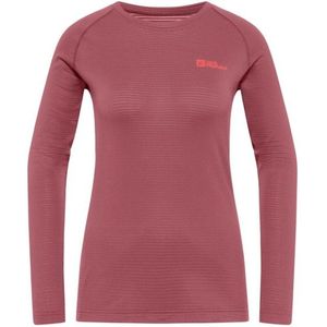 Jack Wolfskin Womens Infinite Warm L/S Fleecetrui (Dames |rood)