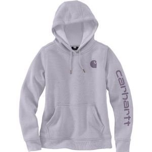 Carhartt Womens Logo Sleeve Graphic Hoodie (Dames |purper)