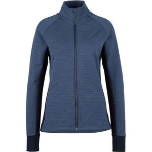 Stoic Womens MerinoFleece260 FlenSt Jacket Merinovest (Dames |blauw)