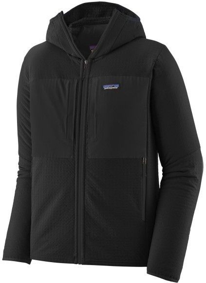 Patagonia - R2 Techface Hoody - Fleecevest - Zwart