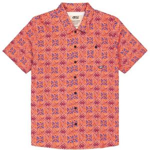 Picture Mataikona S/S Shirt Overhemd (Heren |rood)